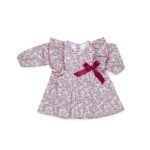 Vestido cortado flores